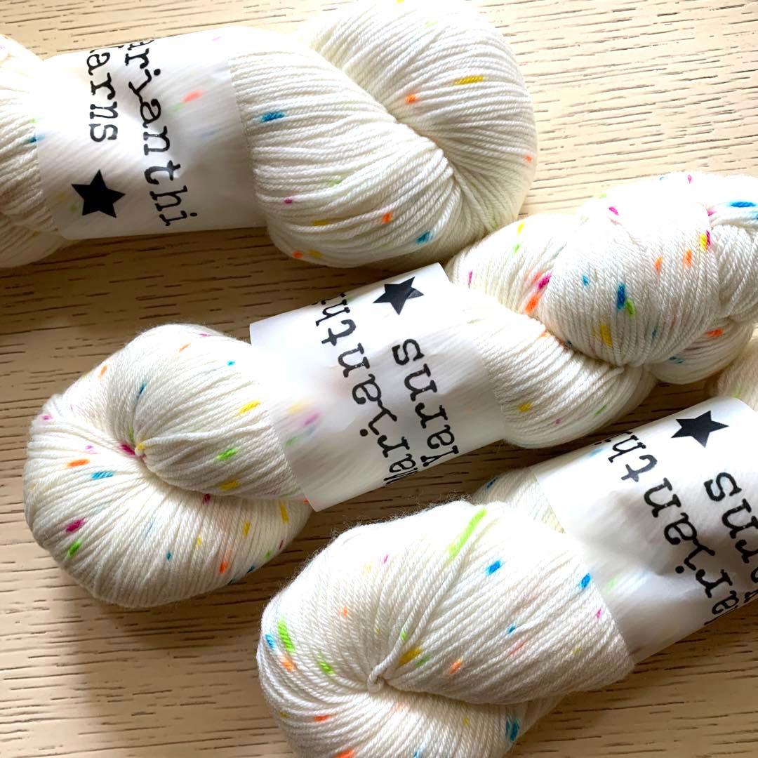 ムーミン様専用Marianthi Yarnsソックヤーン3カセ mominoki yarn GERMAN MERINO Light 3カセ mominoki YARN もみの木