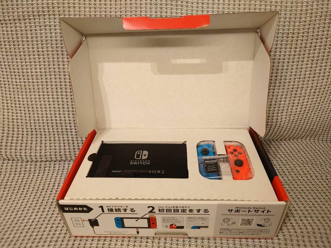 【新品未開封】 Switch ネオンブルー/ネオンレッド 本体プラス付属品 入荷nowオンラインストア 新品未開封]Nintendo Switch ネオン