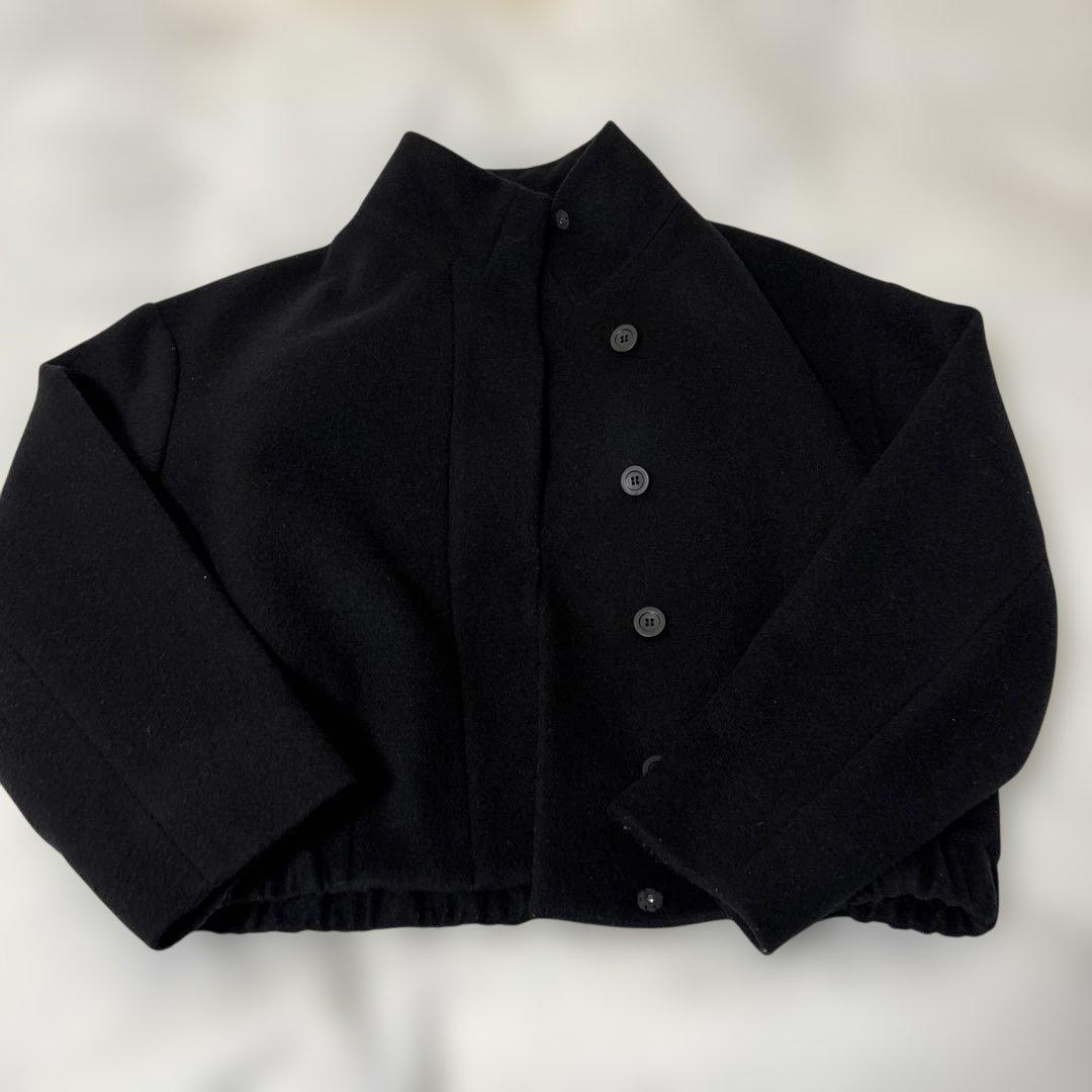 Dignite collier (ディニテコリエ)スタンドカラーショートブルゾン Dignite collier (ディニテコリエ)スタンドカラーショートブルゾン