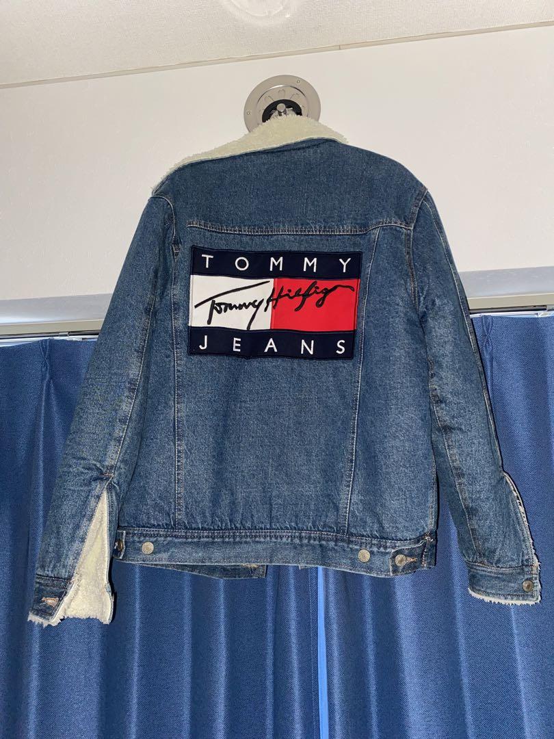 TOMMY HILFIGER ボアデニムジャケット M