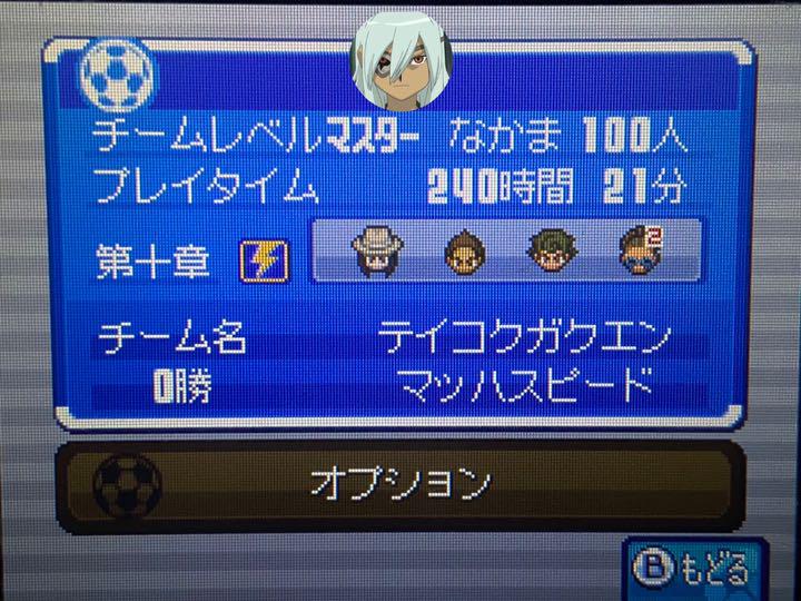 イナズマイレブン3 オーガ 最強データ 極限育成