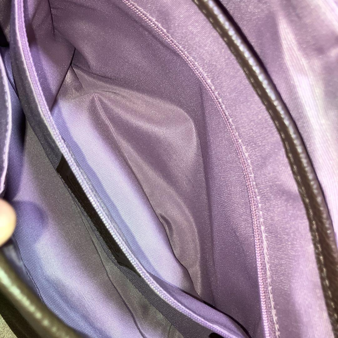 COACHショルダーバッグ ハンドバッグ 2wayダークブラウン