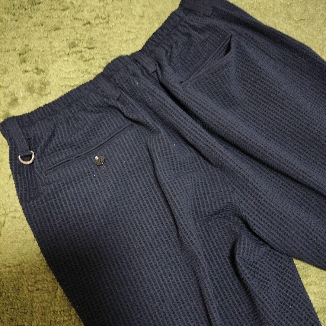 24ss soph「HIGH GAUGE WAVE STRIPE SLACKS②