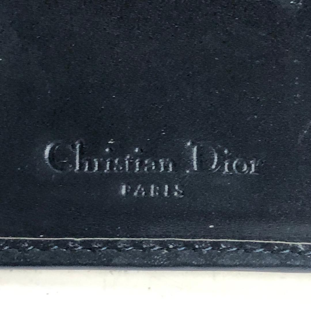 Christian Dior クリスチャンディオール トロッター柄 二つ折り財布