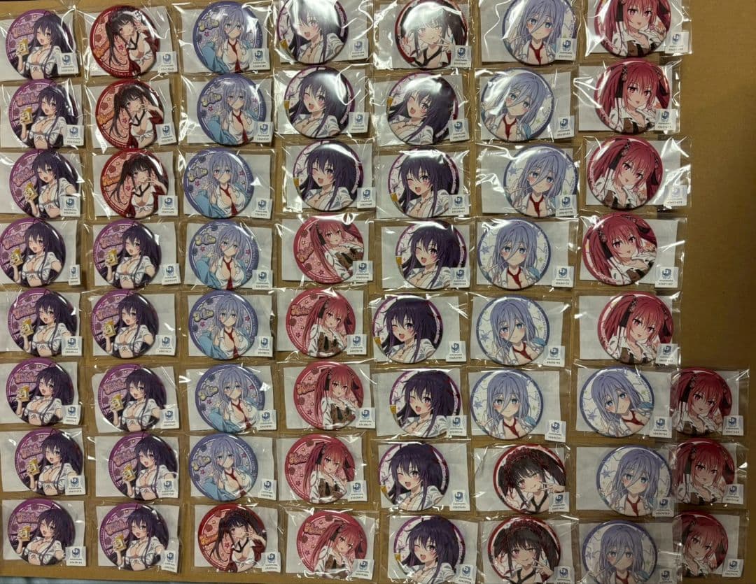 くじコレ デートアライブ D賞 缶バッジ 59個セット