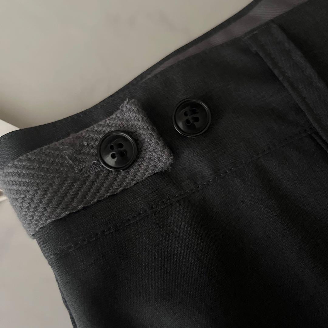 未使用タグ付 FIDES フィデス ストレッチ テーパード パンツ グレー L