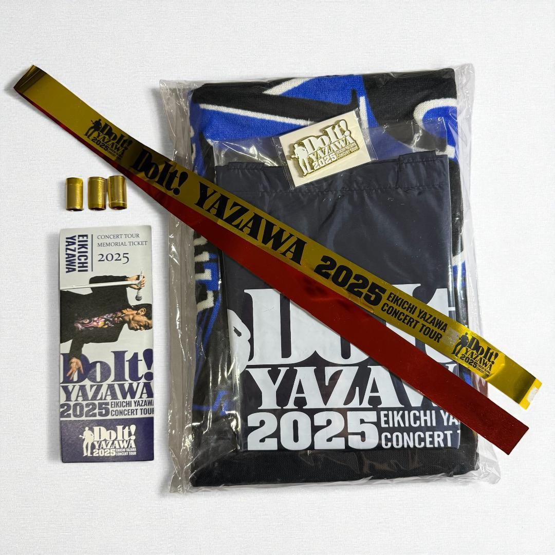 矢沢永吉 2025 SS席 コンサートタオル トラテープ4個 チケット付YAZAWA
