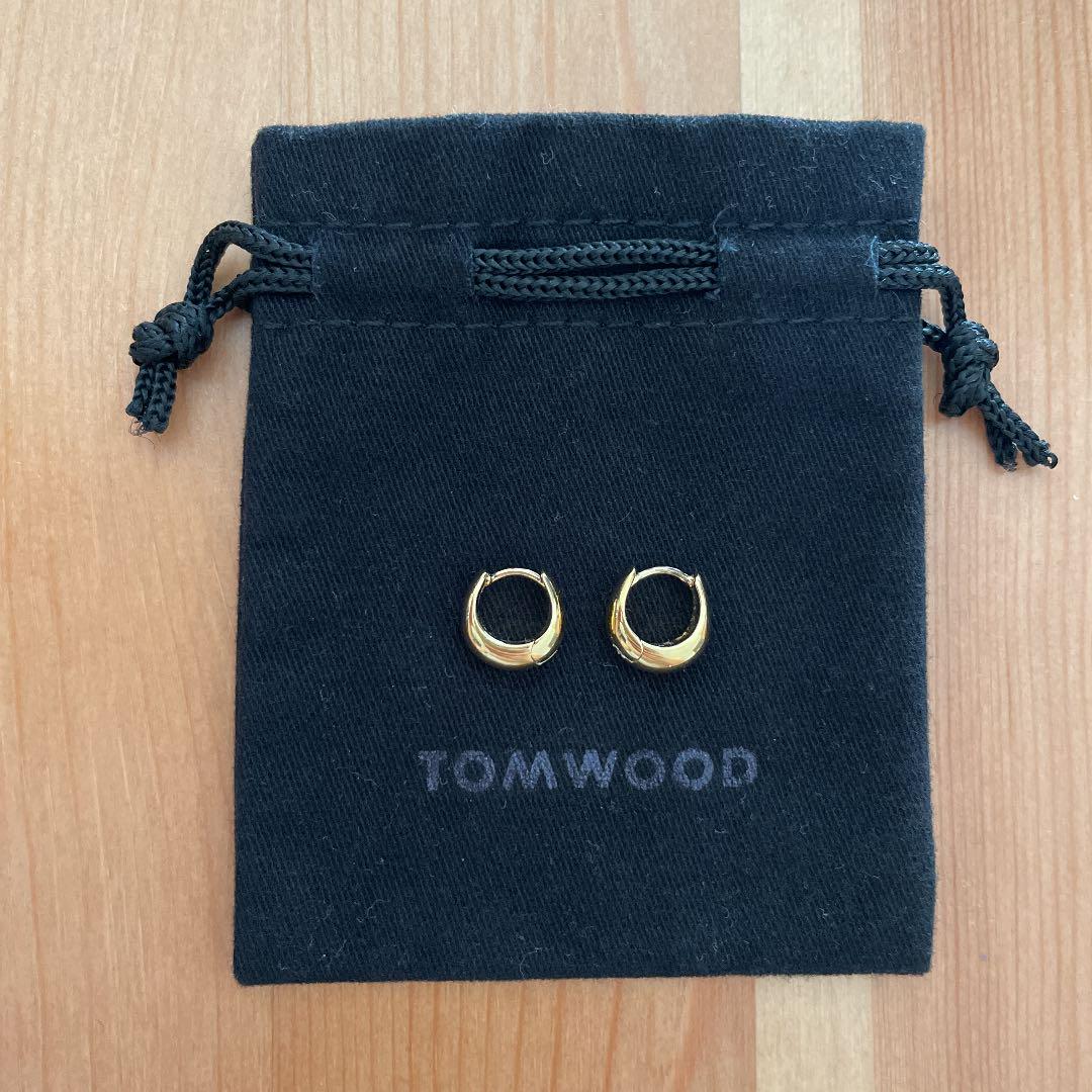 TOMWOOD ピアス ゴールド フープ ice huggies