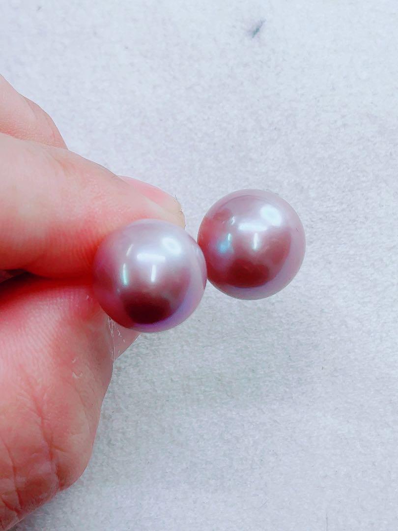 ※即決価格★パール13mm大珠★一粒✨プラチナピアスイヤリング