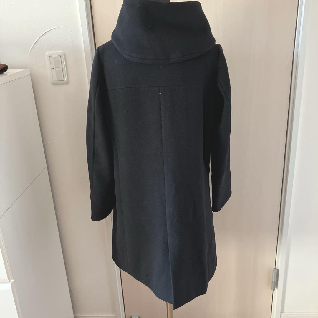 mfeditorial L 立ち襟 フーテッドコート ウールコート