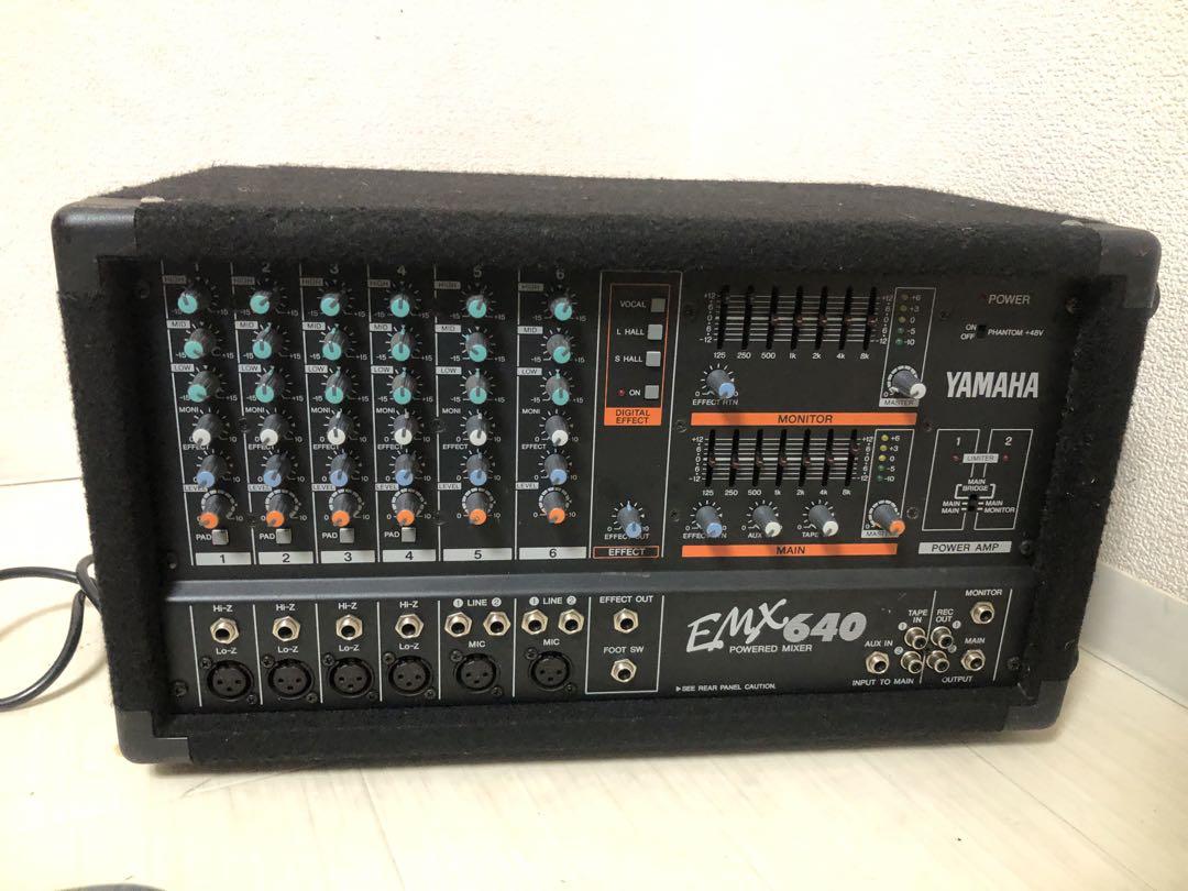 YAMAHA EMX640 パワードミキサー￼配信機器・PA機器・レコーディング機器