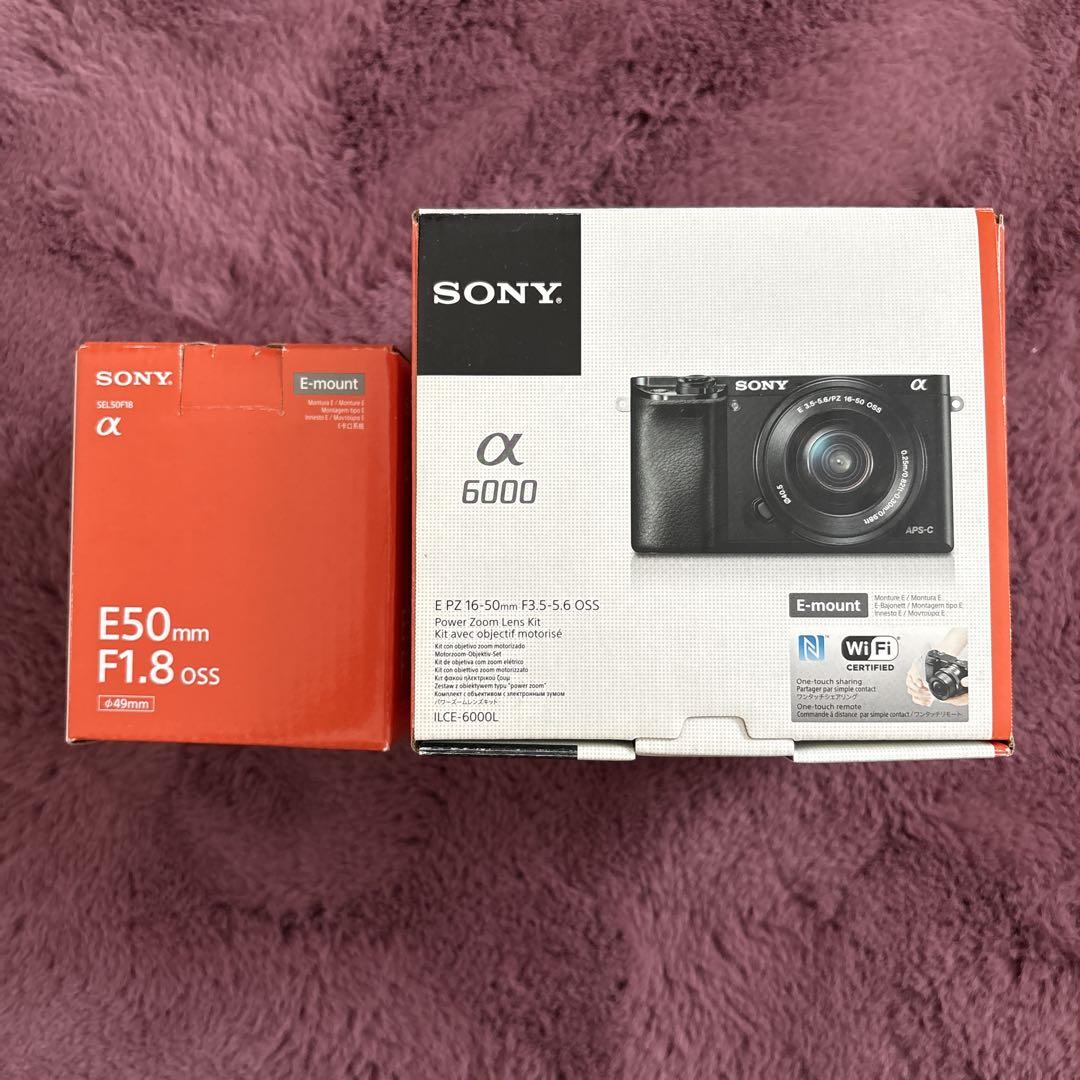 Sony α6000 ミラーレスカメラ E 50mm F1.8 OSS