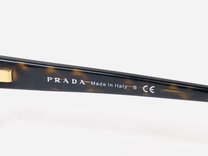 【人気ショップが最安値挑戦！】 正規品 未使用 PRADA H810 メガネ ブラウン ウェリントン プラダ 小物