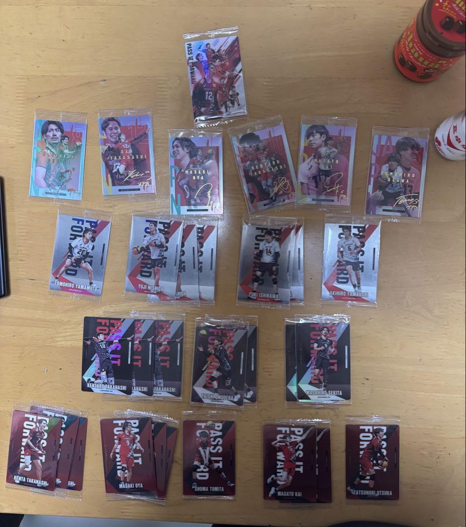 バレーボールトレーディングカードセット