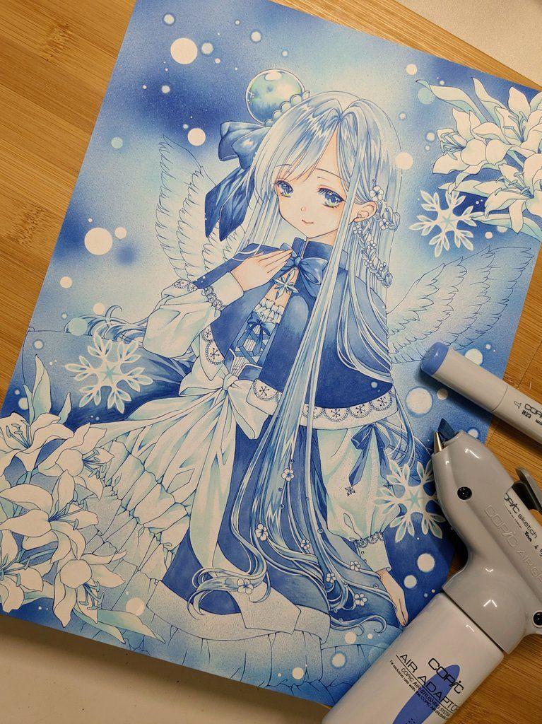 *手描きイラスト*原画*コピック*創作イラスト*