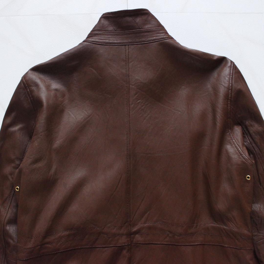 SOPHNET. レザージャケット Sサイズ ラムレザー ダークブラウン