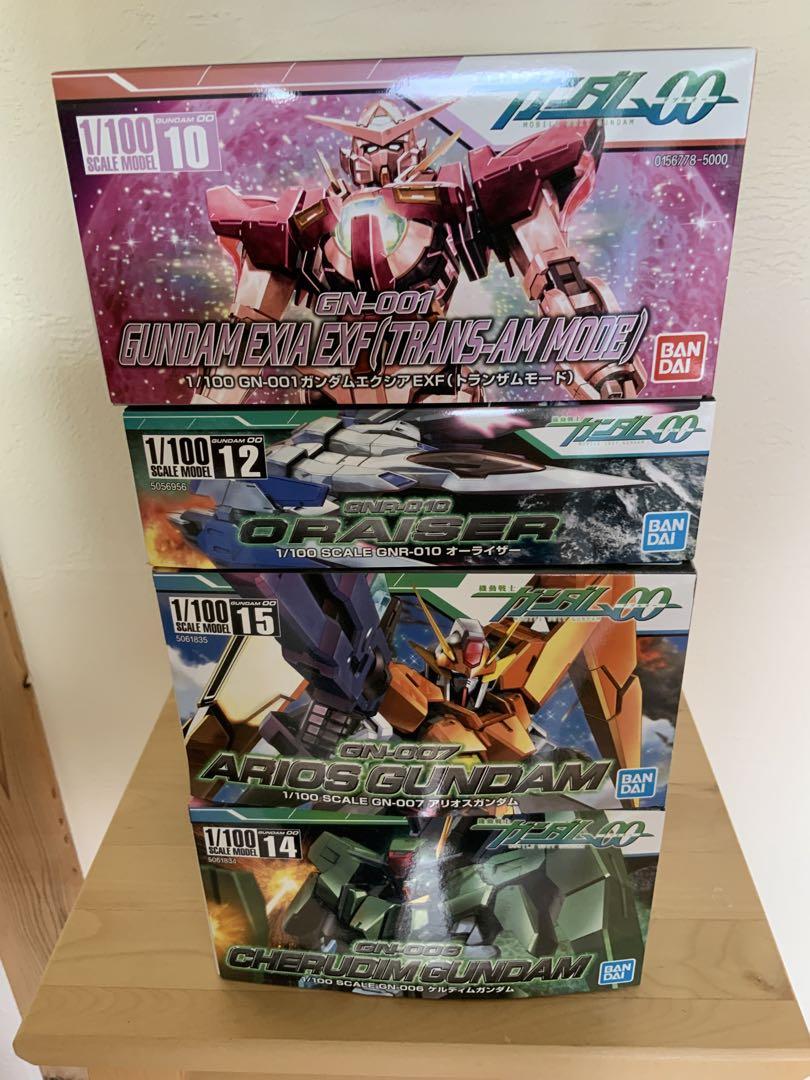 HGガンダム00 1/100 4点セット