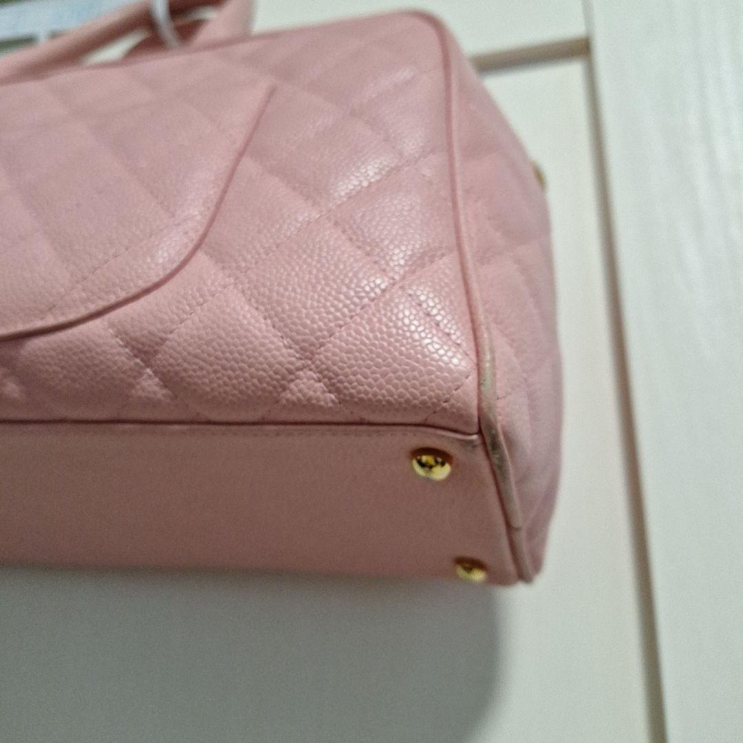 CHANELシャネルボストンバッグピンク