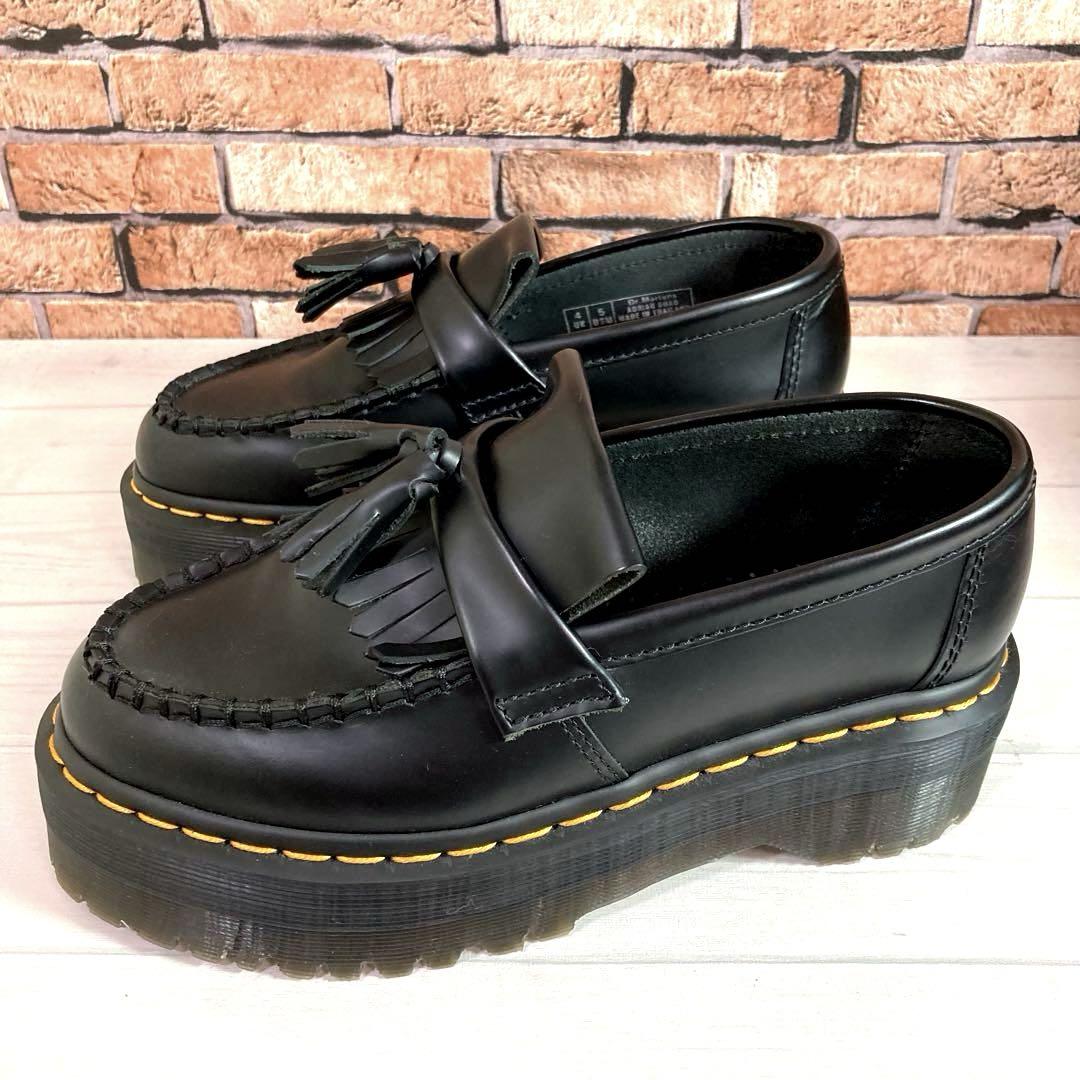 極美品■ドクターマーチン■タッセルローファー✨エイドリア クアッド 厚底