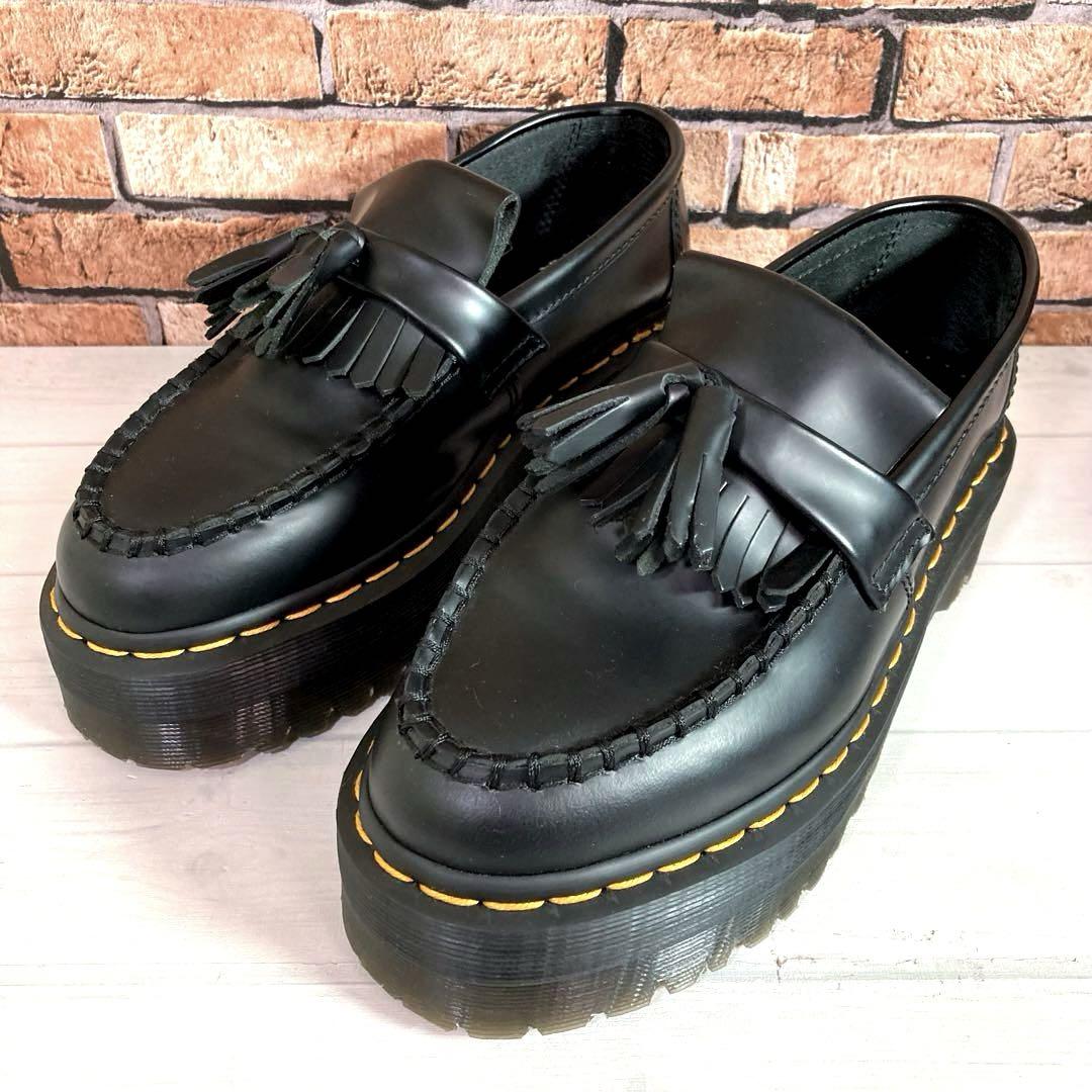 極美品■ドクターマーチン■タッセルローファー✨エイドリア クアッド 厚底