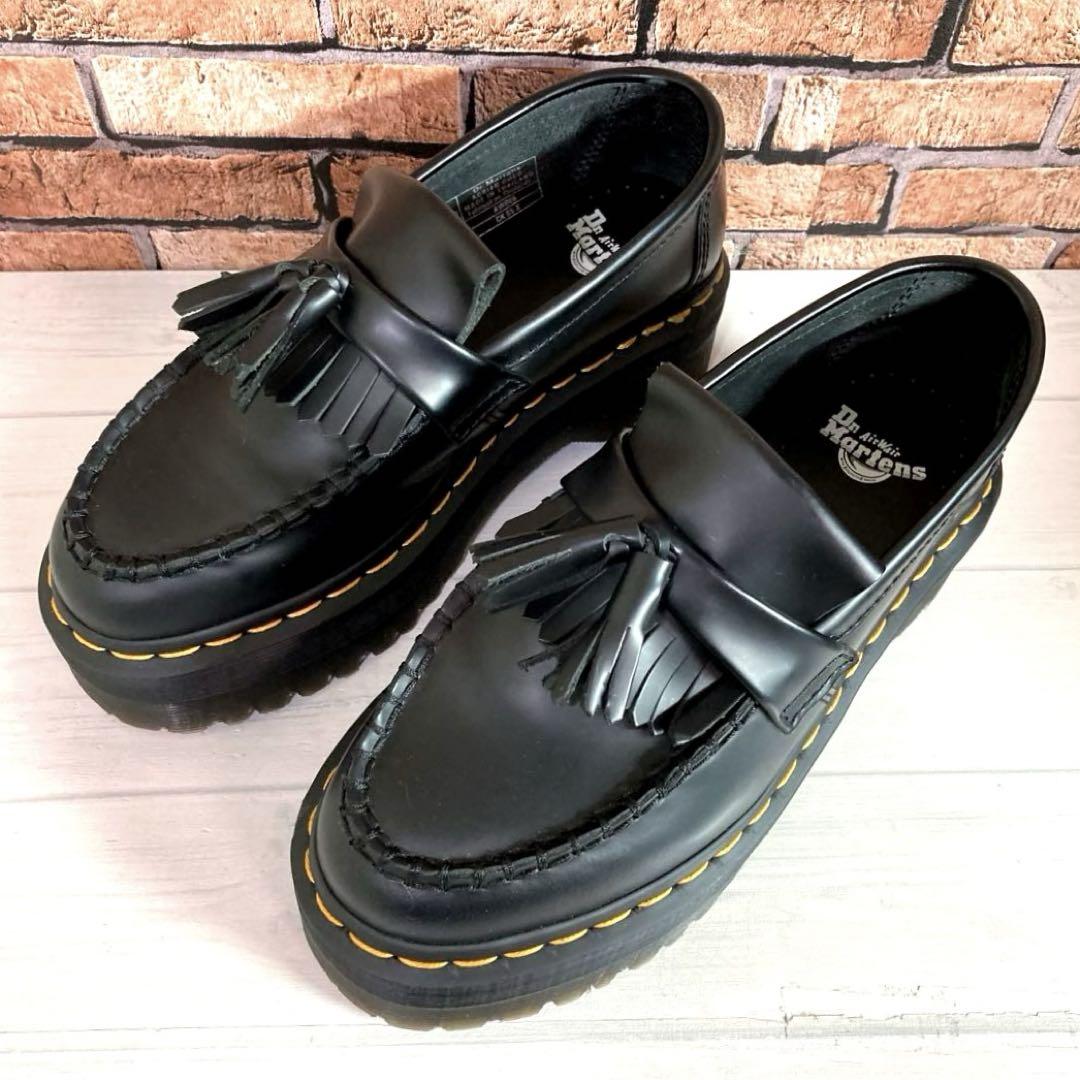 極美品■ドクターマーチン■タッセルローファー✨エイドリア クアッド 厚底