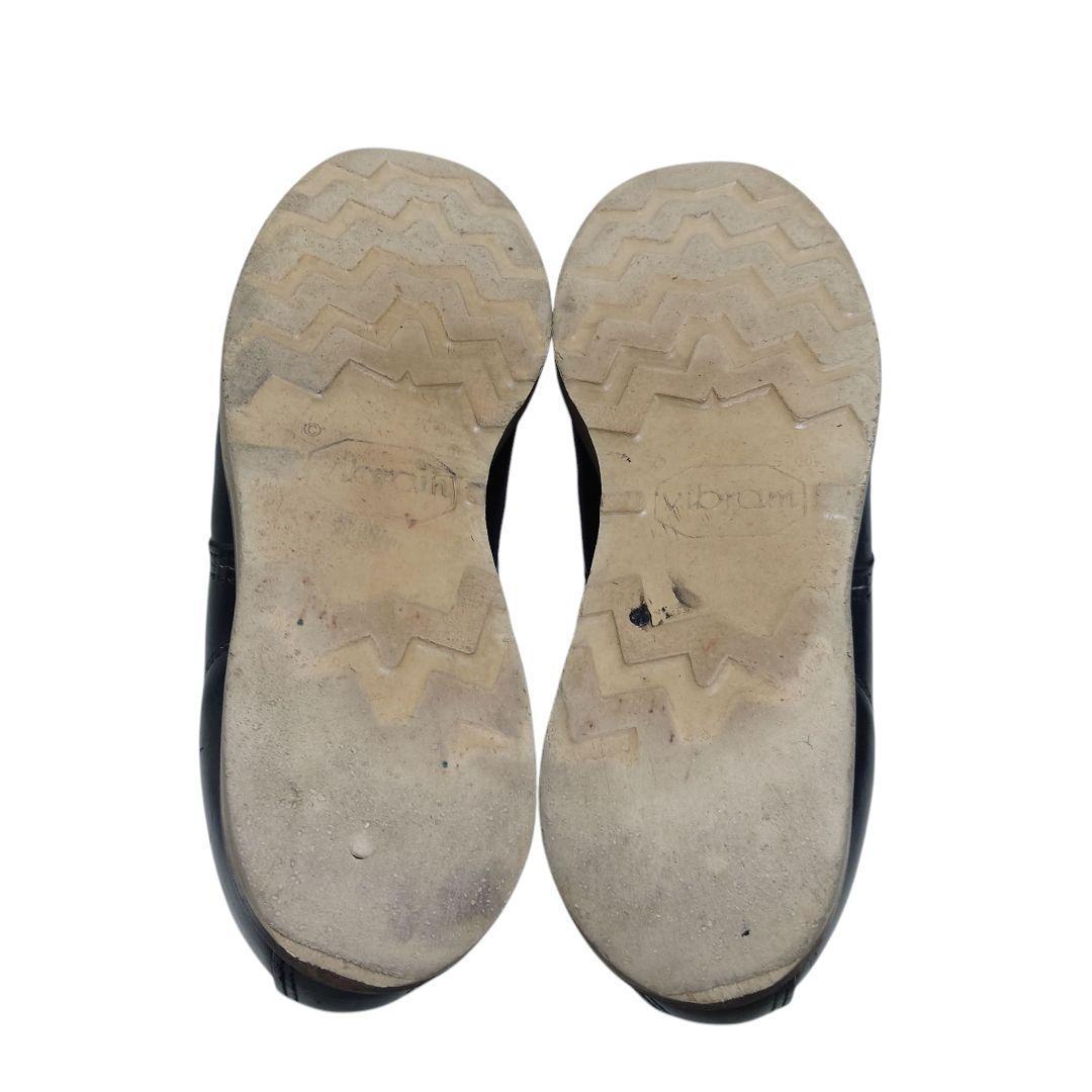 CHIPPEWA 25061 モックトゥブーツ 黒 レザー Vibramソール