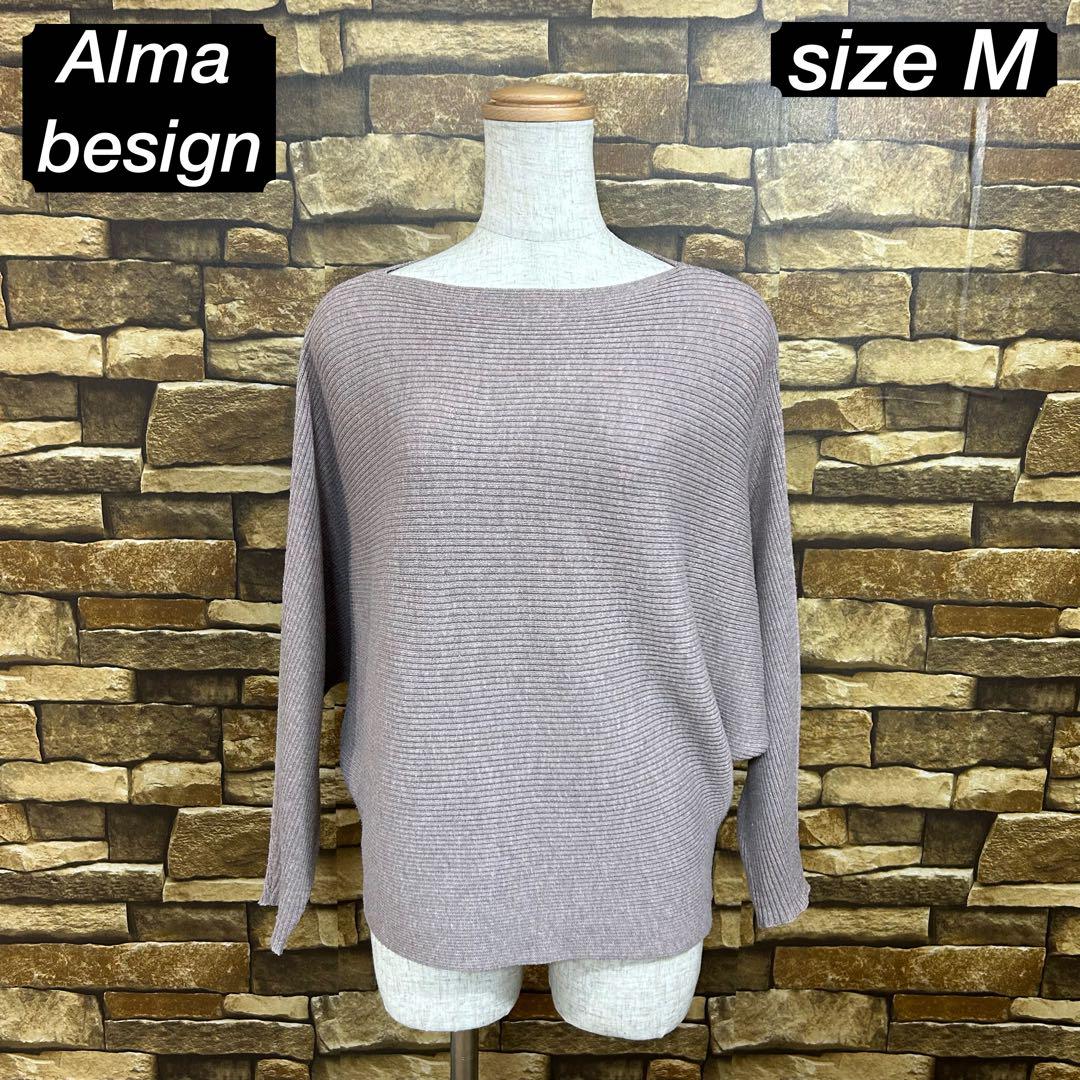 b0281 Alma besign(M) レディース トップス ドルマンニット