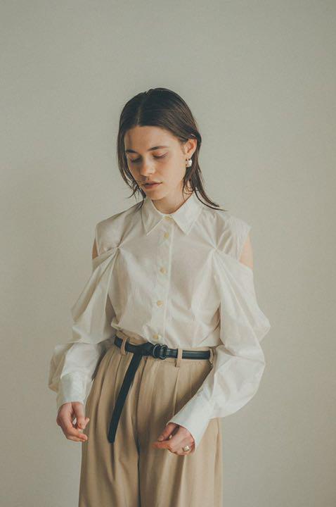 clane オフショルダーカラートップス トップス シャツ/ブラウス(半袖 