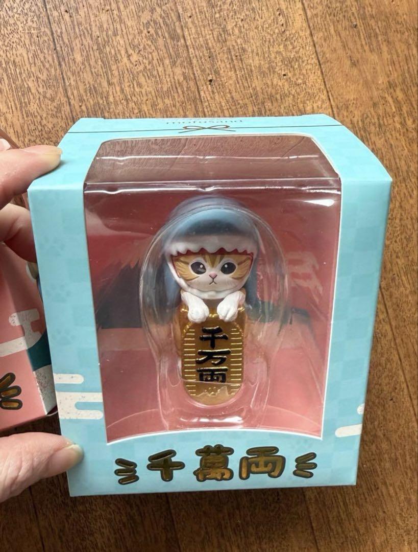 台湾限定　2025 モフサンド MOFUSAND 招き猫　フィギュア 3点セット