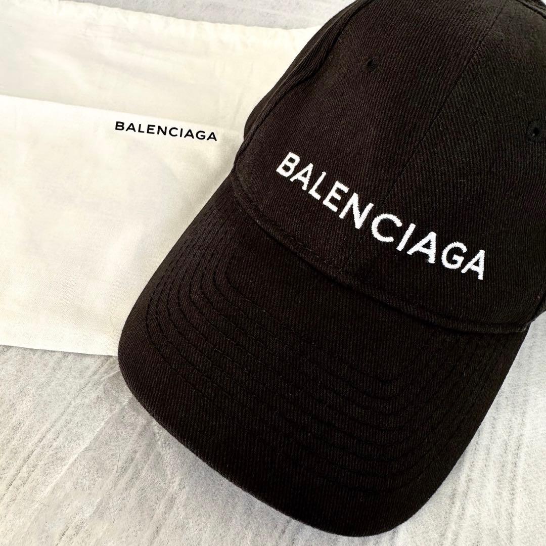 BALENCIAGA キャップ BLACK