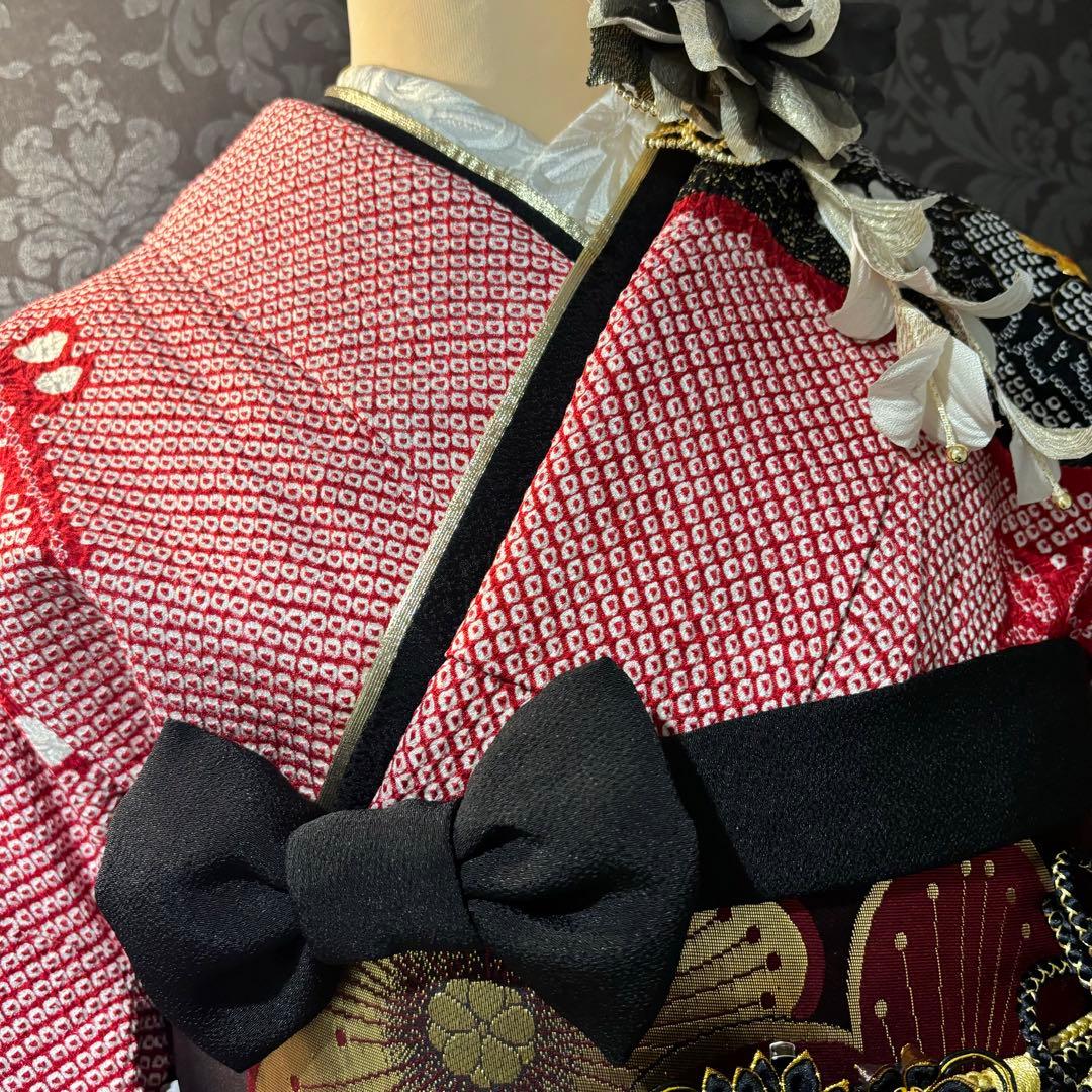 美品 総絞り 染分け 金駒刺繍 手絞り 逸品 振袖 フルセット 振り袖 美品 総絞り 染分け 金駒刺繍 手絞り 逸品 振袖 フルセット 振り袖