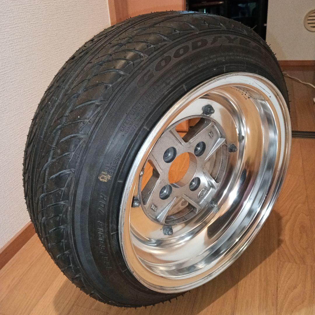 13インチ アルミホイール GOODYEARタイヤ付き。
