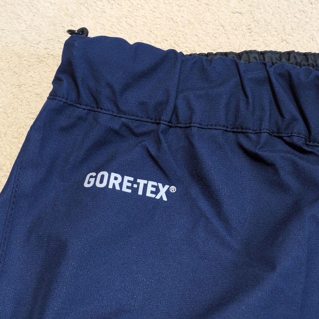 ノースフェイス パンツ　GORE-TEX ゴアテックス　ネイビー　レイン　防水 ノースフェイス GORE-TEXゴアテックス レインパンツ サイズ選び