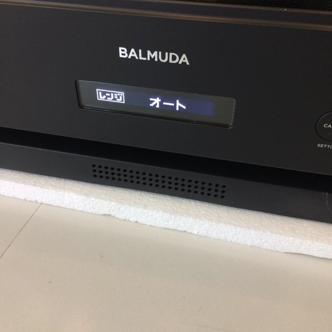 BALMUDA K09A-BK オーブンレンジ 2023年製 ブラック