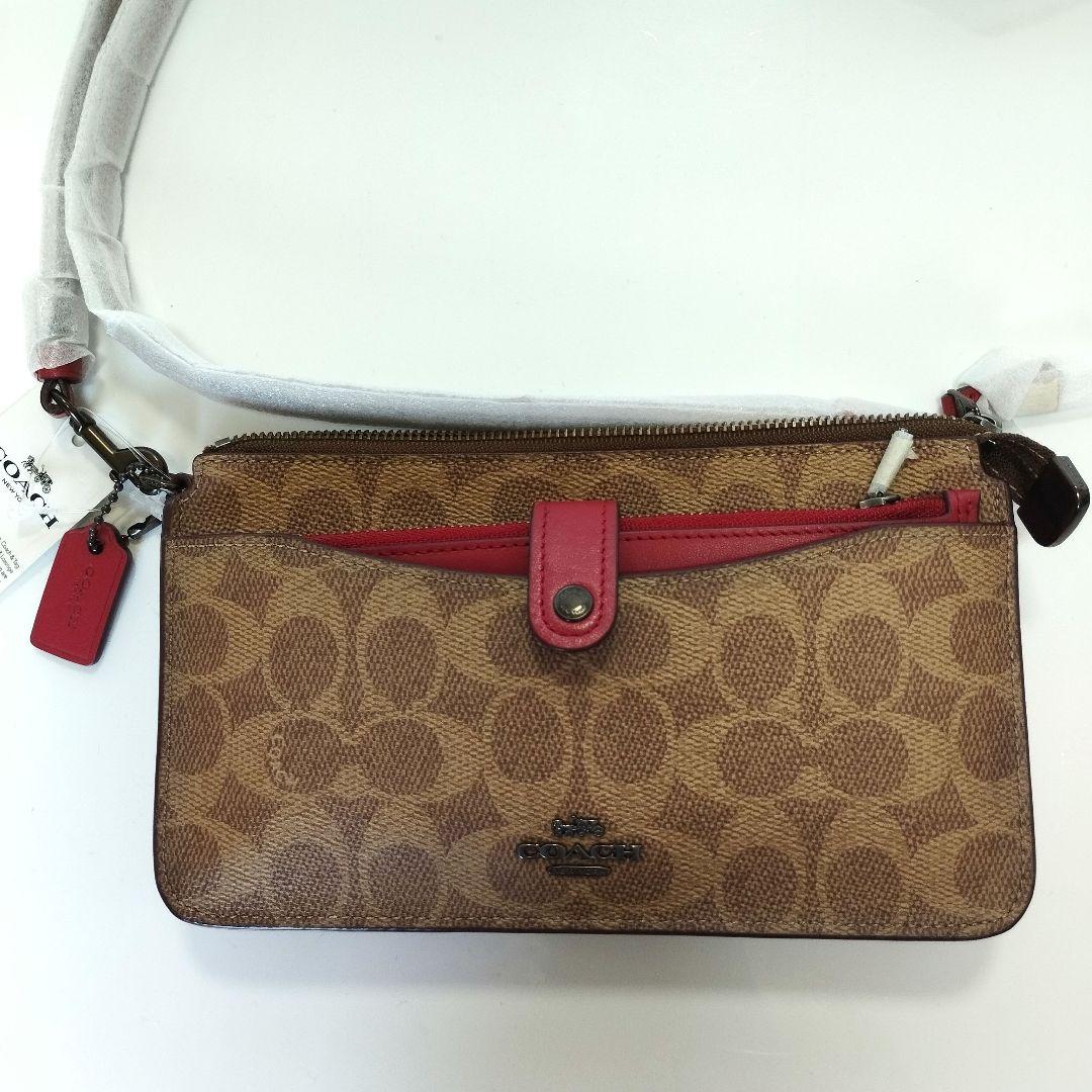 バーゲンで コーチ 未使用✨️ COACH ウォレット ノアポップアップ 小物