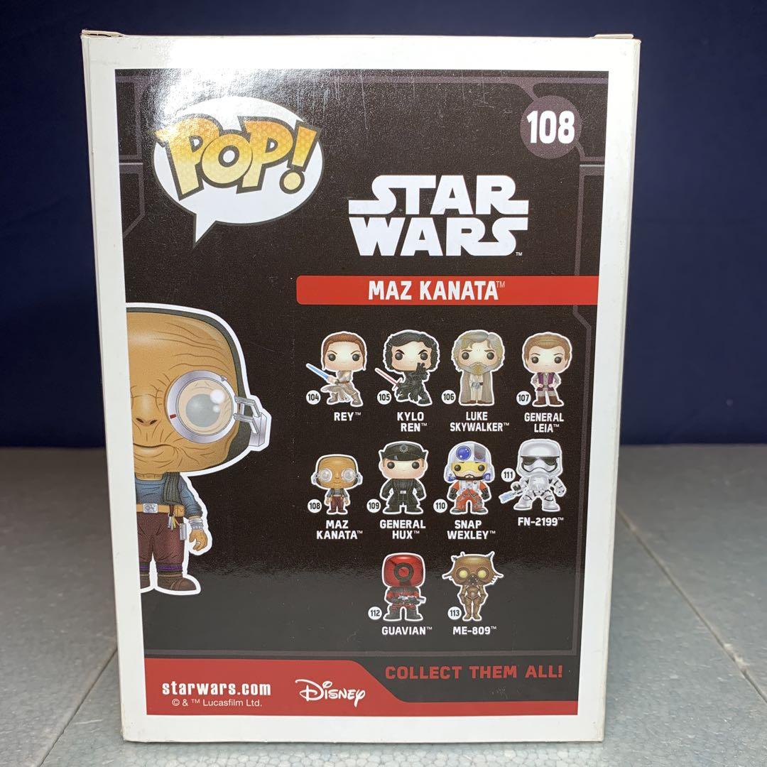 FUNKO POP! マズ カナタ ボブルヘッドフィギュア スターウォーズ