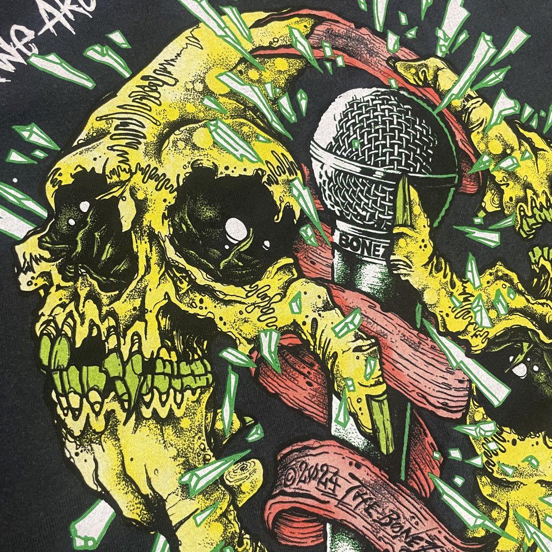 THEBONEZ Vintage Yin Yang Skull Tee Tシャツ