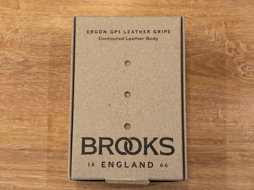 パーツ Brooks Ergon GP1 Leather Grip