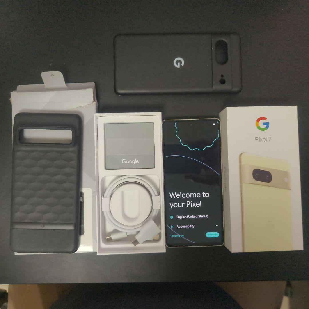 Google Pixel 7、おまけ付き、レモングラス。