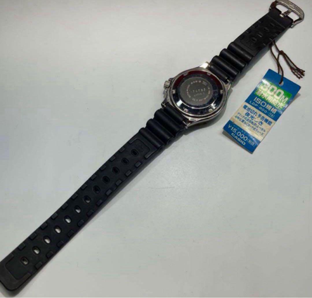 ★未使用新品 CASIO ダイバー クォーツ 腕時計 電池交換済 アンティーク
