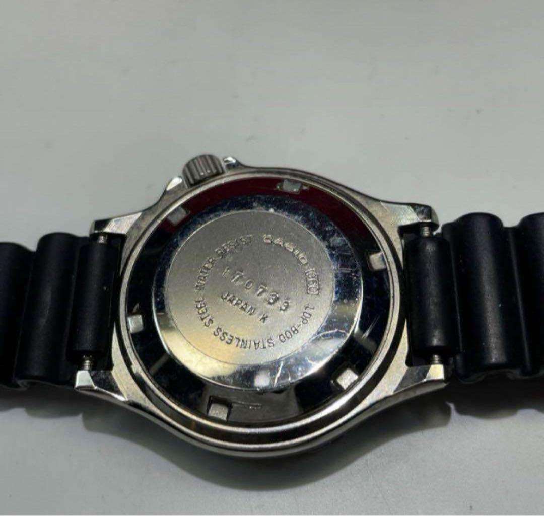 ★未使用新品 CASIO ダイバー クォーツ 腕時計 電池交換済 アンティーク