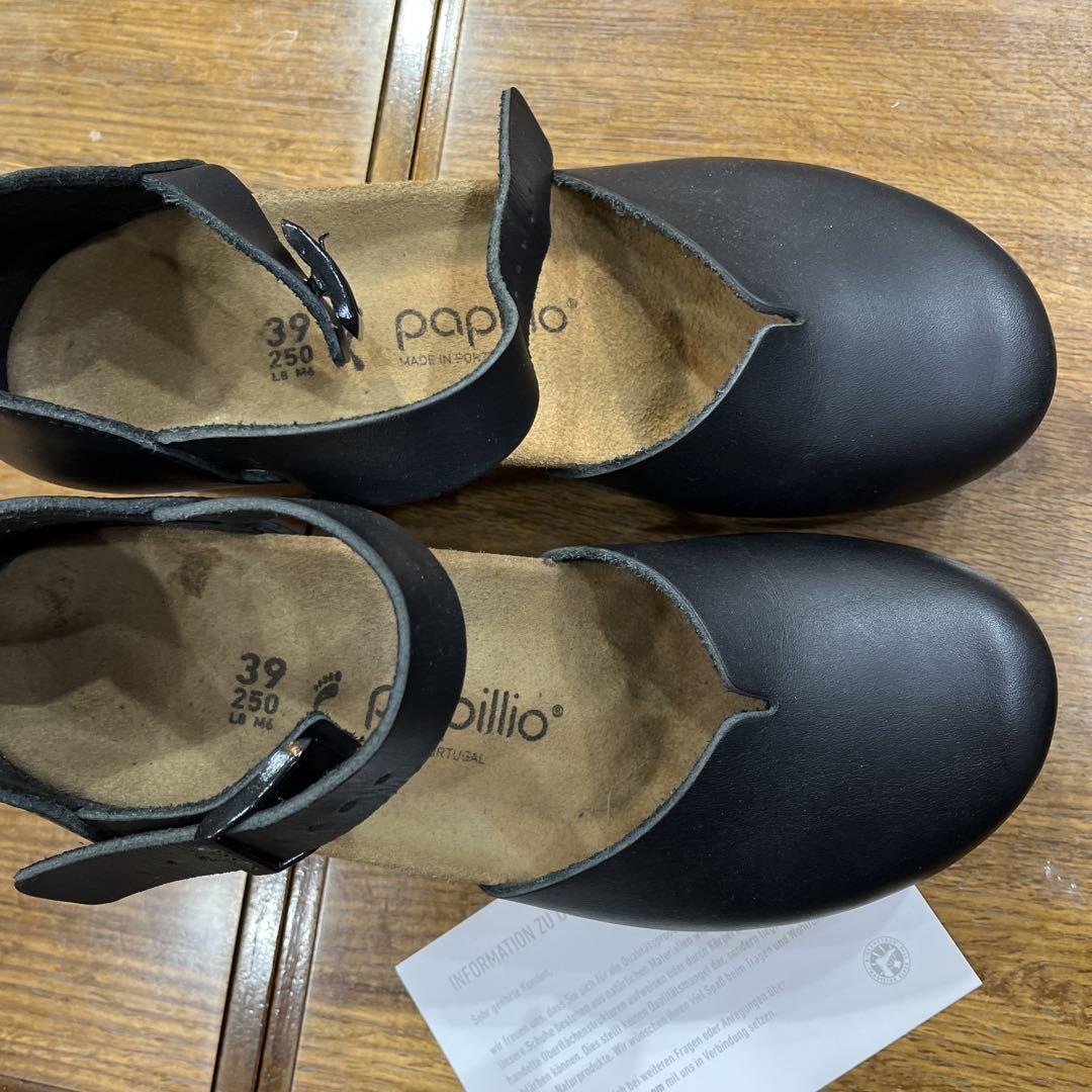 ビルケン MARY BLACKレザー 39 新品 定価¥24200