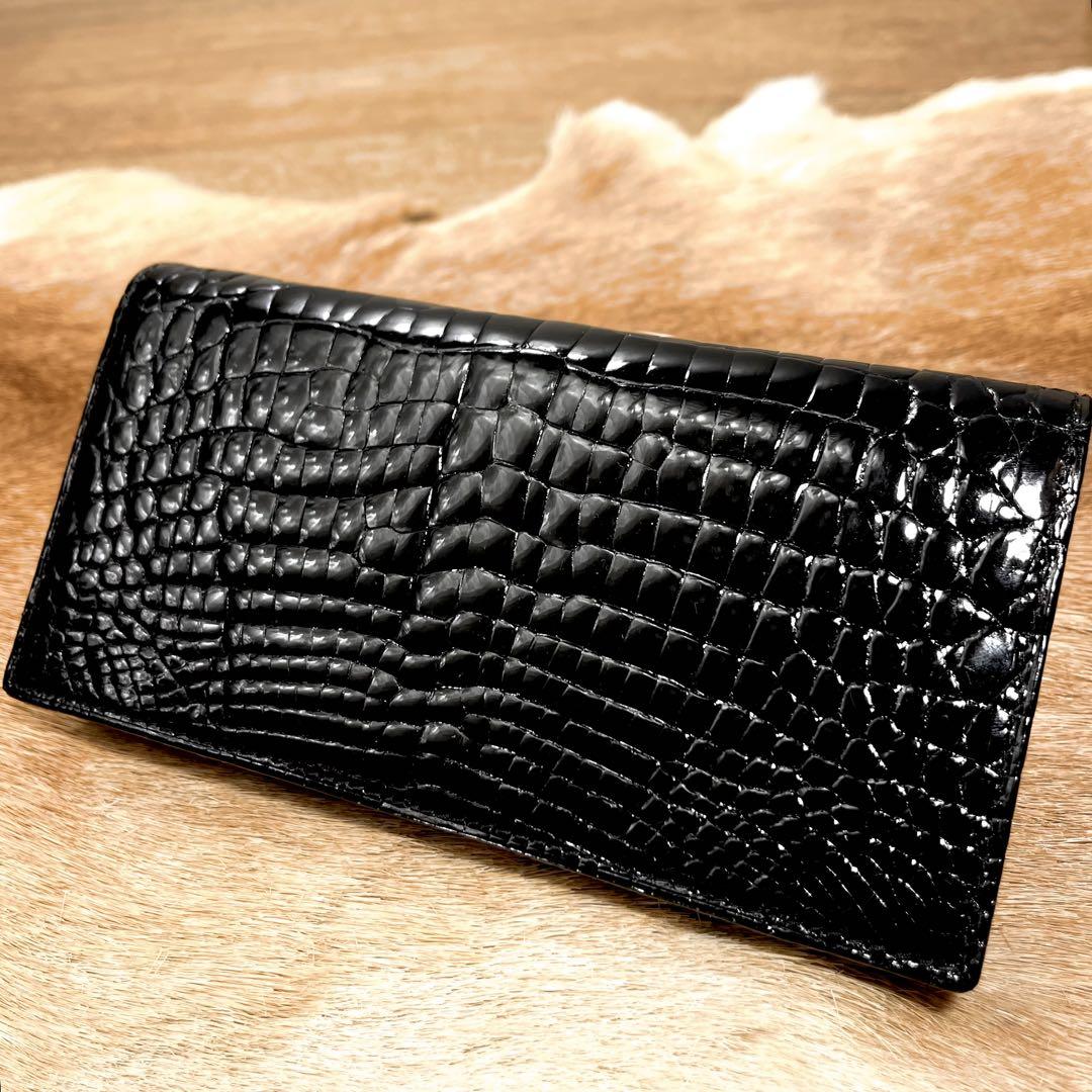 新品 定28万 最高峰 極艶 ナイルクロコダイル 無双 長財布 小銭入れ付 新品 定28万 最高峰 極艶 ナイルクロコダイル 無双 長財布 小銭