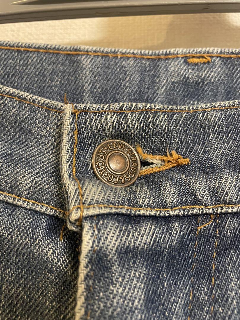 【70s】levi's 441 17 フレアデニム　684 646 sacai