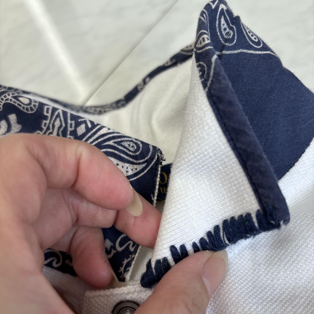 POLO RALPH LAUREN レア　米国旗刺繍ホワイトワンピース M