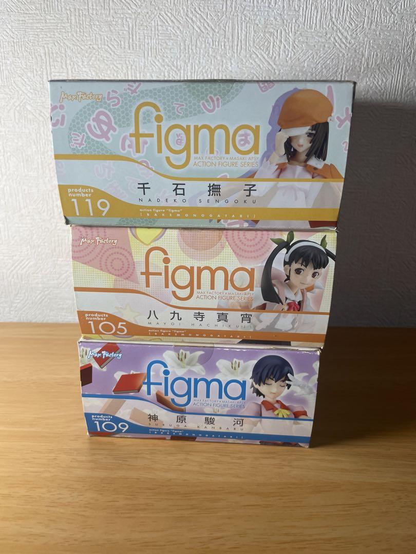 figma 化物語 千石撫子 八九寺真宵 神原駿河 3体セット