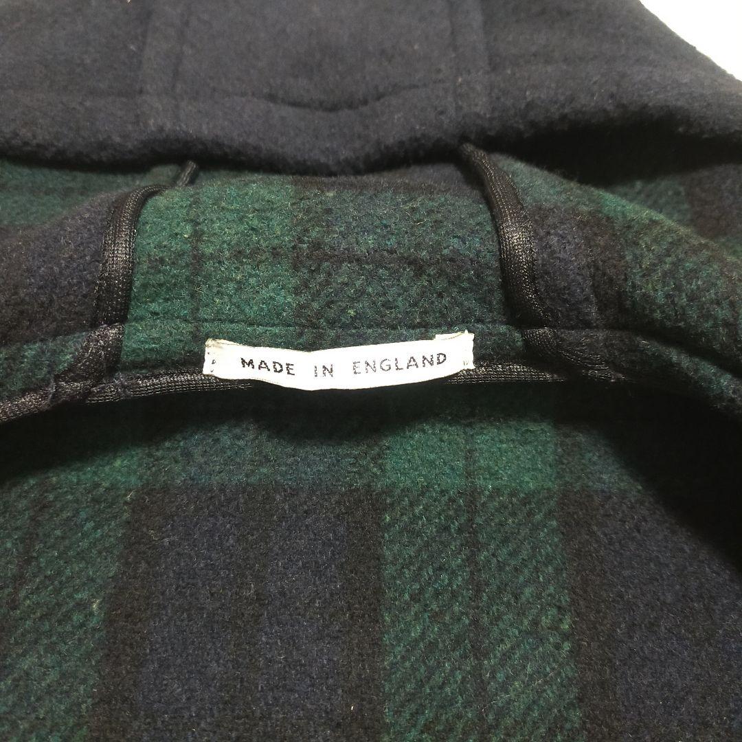 【大人カジュアル】モンゴメリー・チベット・ダッフルコート・英国製・紺チェックXL