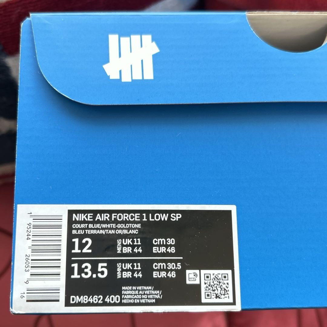 【新品!!!】エアフォース1 x UNDEFEATED 5 On It 30cm