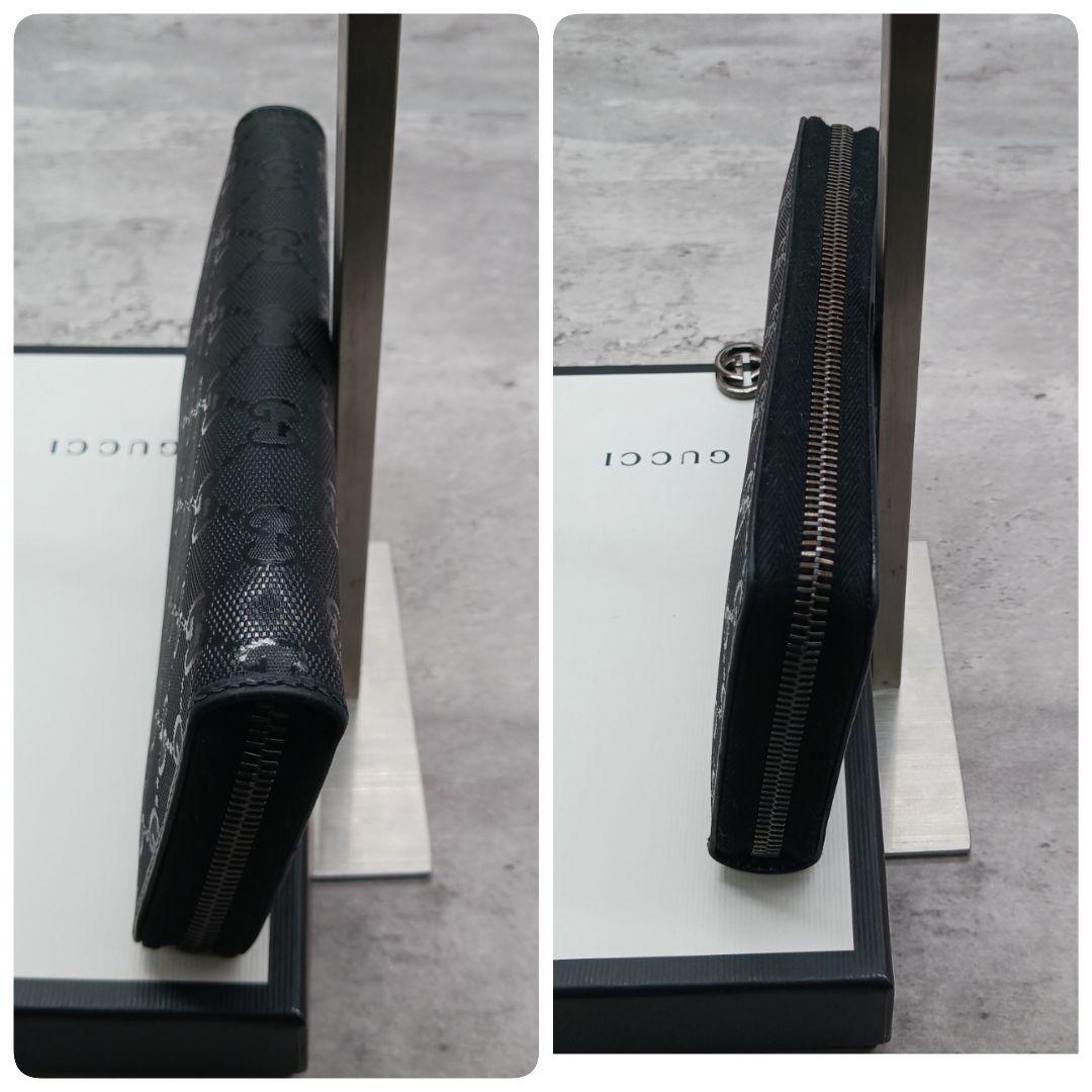 希少✨グッチ　長財布　ラウンドファスナー　蛇　GGスプリーム　PVC レザー　黒 楽天市場】【財布】GUCCI グッチ GGスプリーム ジップアラウンド