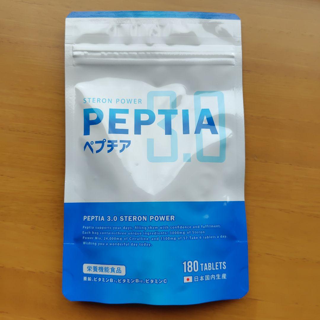 新品 PEPTIA ペプチア 3.0 ステロンパワー サプリ 180粒